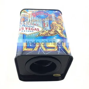 Square Customized Design Tin Cans for Coin Bank/metal Tin Cans thumbnail-2