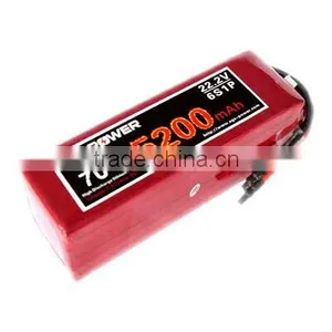 RC Helicopter Lipo Battery 5200mah 6s 12S for Sab, Helidirect, High C Rate RC LiPo Battery Pack thumbnail-1