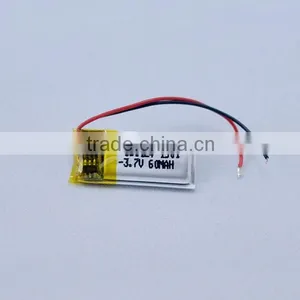 Li-polymer 331124 Battery 3.7V 60mAh thumbnail-1