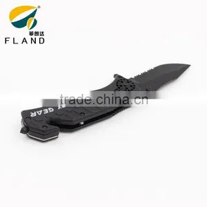 Yangjiang Factory Manufacture 2015 New Style Multi Function With Gear Saber Hunting Knife thumbnail-5