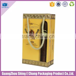 2016 Wholesales Printing Film/artwork Spanish Luxury Cedar Cigar Box With Golden Insert and Drawers thumbnail-6