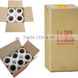 High Quality Pallett Wrapping Plastic Roll Stretch Film thumbnail-3