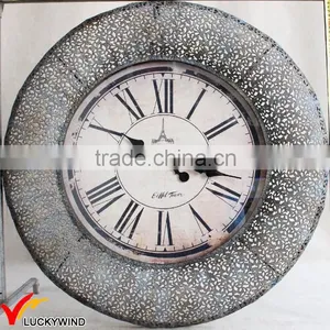 Round Home Decoration Wall Clock French Rustic thumbnail-2