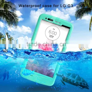 Redpepper Waterproof Case For LG G3 Fashion Hard PC Rubber Case With Bracket Back Case MT-5119 thumbnail-1