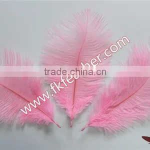 Wholesale Natural Craft Small Pink Ostrich Feather Bulk Fabric For Wedding Supplies Decoration thumbnail-3