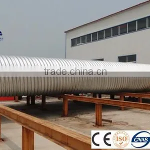Hot Dipped Galvanized Spiral Steel Pipe With Corrugated thumbnail-3