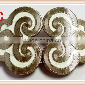 High-end Women Clasp Buckle Rhinestone Buckle Fur Coat Metal Buttons Button thumbnail-3