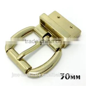 Reversible Zinc Alloy Pin Buckles Smooth Belt Buckle for Men thumbnail-3