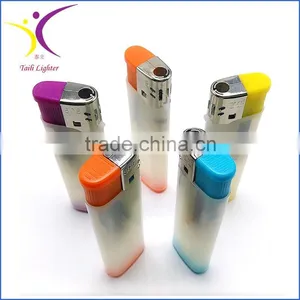Hot Selling Semi Transparent Colored Plastic Lighter thumbnail-1