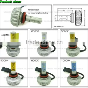 All in One H8 LED Headlight Motorcycle Without Fan and Ballast thumbnail-5