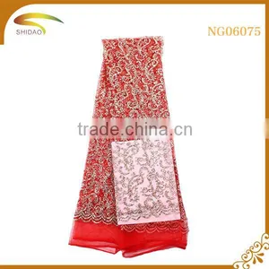 Custom Wholesale Clothes Accessories African Style French Lace Trim Floral thumbnail-3