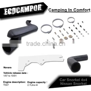 Car 4x4 Cool Air Intake Systems Snorkel Of Navara 3/92 to 12/06 TD27 thumbnail-2