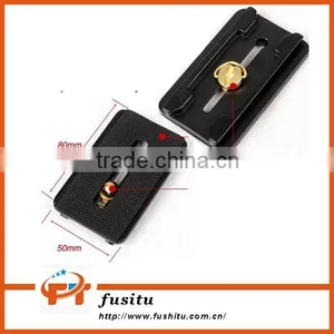 Aluminum Q80 3D Damping Tripod Head PTZ With Quick Release Plate thumbnail-6