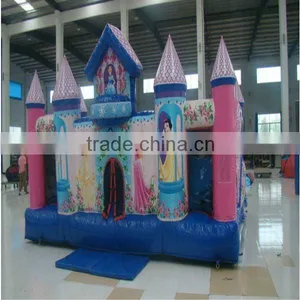 Huge Inflatable Princess Bounce Play House thumbnail-1