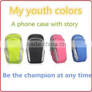 New Style Best Selling Customer Armband Cell Phone Armband Canvas Running Armband thumbnail-1