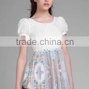 2015 High Quality Floral Printed Prom Dress Design thumbnail-4