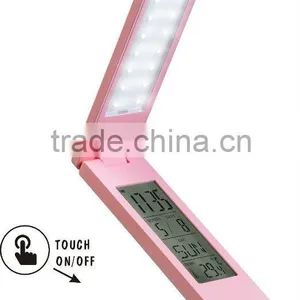 Led Reading Light,led Table Lamp,with Digital Calendar Clock thumbnail-1