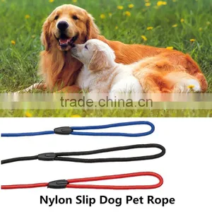 Lowest Price Pet Product Nylon Slip Rope Walk The Dog Pet Lead Dog Pet Leash Soft Strong Working Training 3 Colors thumbnail-1