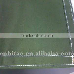 5' x 7' Polyester Canvas Tarp - Olive Green Color,Strong Duty GREEN CANVAS TARP Quality Choice thumbnail-1