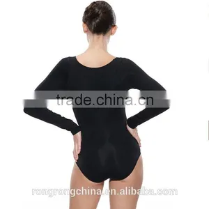 Women's Shapewear Long Sleeve Open Crotch Body Shapers Plus Size thumbnail-4