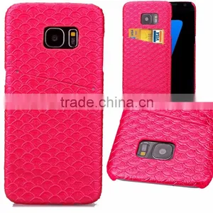 Scale Pattern Skin Leather Case and PC Hard Cover With Card Slot on the Back for Iphone 6s Phone Case thumbnail-5