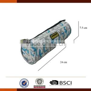 New Round Sublimation Pencil Case With Logo thumbnail-1