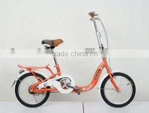 16'' Hi-Carbon Steel Folding Bike thumbnail-1