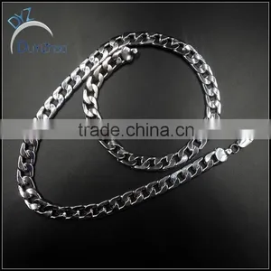 Hot Sale Hip Hop Men's Latest White Gold Cuban Chains Necklace thumbnail-2