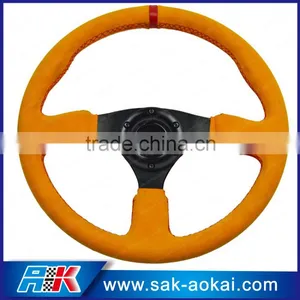 Racing Leather Steering Wheel thumbnail-6