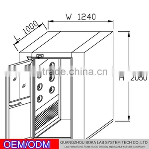Durable Automatic Door Air Shower, Professional Manufacturer thumbnail-1