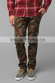 Hot High Quality Zipper Crotch Men Chino Pants thumbnail-1