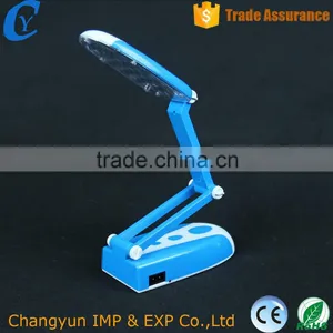 Plastic Material and Electric Power Source Blue Table Lamp thumbnail-1