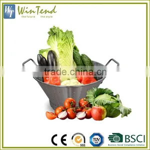 Kitchen Strainer Basket Vegetable Fruit Stainless Steel Colander Supplier's Choice thumbnail-1