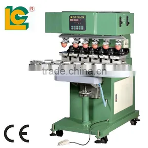 6 Colour Sealed Ink Cup Tampo Printing Machine LC-SPM6-150/18T thumbnail-1
