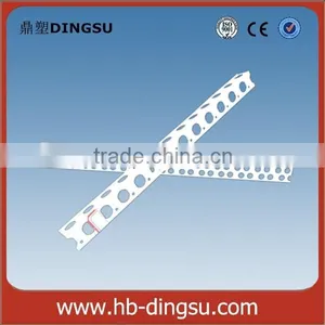 Render Corner Bead 2.5m PVC White 10mm Plastic With Fiberglass Mesh thumbnail-1