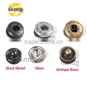 Metal Press Studs Sewing Button Snap Fasteners Sewing Leather Craft Clothes Bags #GZ153-12 thumbnail-1