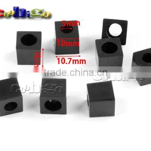Square Bell Stopper Plastic Cord Ends Toggle With 13/64"(5mm) Rope Paracord Sportwear #FLS172-B thumbnail-1
