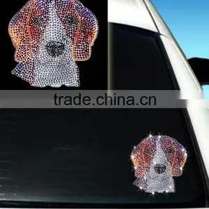 Crystal Pattern Design Lovely Dog Adhesive For Stickers thumbnail-1
