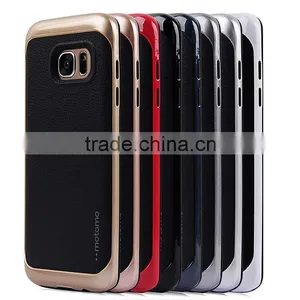 New Products 2016 Motomo New Design For Samsung Galaxy S7 Edge, TPU+PC Leather Vein Case for s7 Edge thumbnail-3