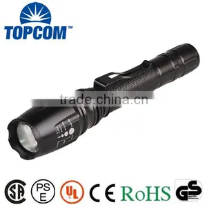 High-power Flashlight 1800 to 2500 Lumens LED Zoomable Torch Quality Choice thumbnail-1