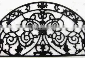 Half-round Cast Iron Metal Doormat thumbnail-1