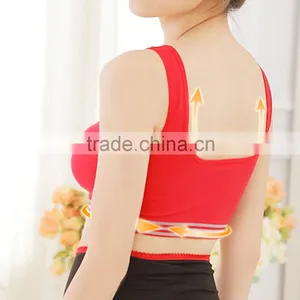 Wholesale Sports Bra for Ladies Latest Design Black Red Color W114 thumbnail-5