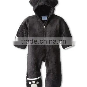 Kids Clothes Baby Boys Warm Winter Polar Fleece Romper For Wholesale thumbnail-1