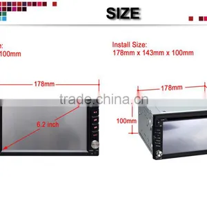 Best Selling 2din 6.2'' Touch Screen Android Car Media Player thumbnail-3