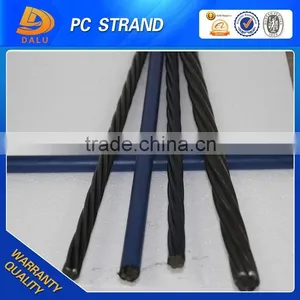HDPE Steel Wire Cable 1860MPa 12.7mm 15.24mm Unbonded PC Strand thumbnail-1