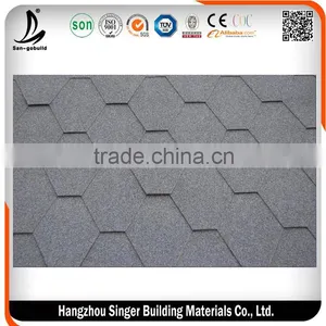 China Red Asphalt Shingle Roof Coating /fiberglass Asphalt Roofing Shingles thumbnail-1