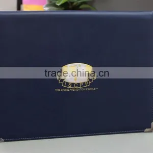 Best Selling Pu/genuine Leather Customer Design Certificate Holder thumbnail-3