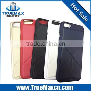 2015 New Design for IPhone 6 Colorful PC Case With Stand, Leather Cell Phone Case for IPhone 6 thumbnail-1
