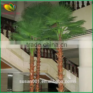 Popular Artificial Fan Palm Tree Outdoor Fiberglass Artificial Palm Tree thumbnail-5