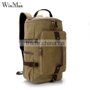 Large Capacity Daily Backpack for Men Travel Hiking Canvas Backpack Bag thumbnail-1